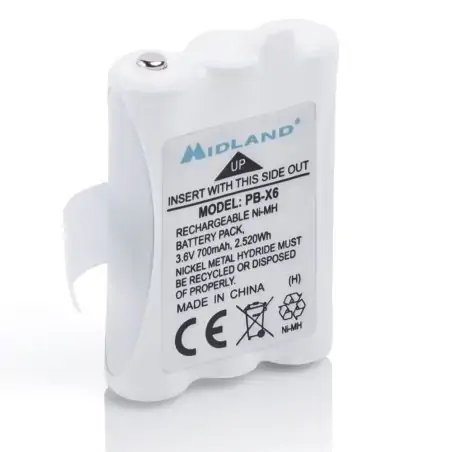 Midland PB-X6 700mAh Ni-MH μπαταρία για XT50/XT60