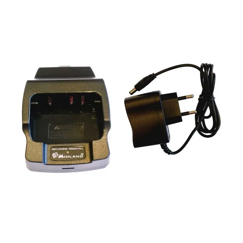 Midland Wall Adapter + Desktop Charger for G10