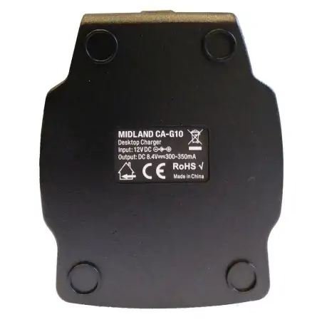 Midland Wall Adapter + Desktop Charger for G10