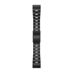 Garmin QuickFit 26 Vented Titanium Bracelet with Carbon Gray DLC Coating for Fenix 6X/7X - 12 άτοκες δόσεις