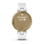 Garmin Lily™ Classic Light Gold & White Leather Band - 18 interest free installments