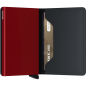 Secrid Slimwallet Matte Black & Red