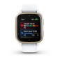 Garmin Venu Sq 2 White with Cream Gold Bezel - 12 interest free installments