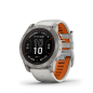 Garmin Fenix 7X Pro Sapphire Solar Titanium with Fog Gray/Ember