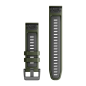 Garmin QuickFit 22 Moss/Graphite Silicone Band