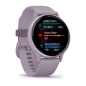 Garmin Vivoactive 5 Metallic Orchid Aluminum Bezel with Orchid Case and Silicone Band - 12 interest