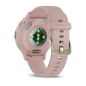 Garmin Venu 3s Soft Gold Stainless Steel Bezel with Dust Rose Case and Silicone Band - 12 άτοκες δόσεις