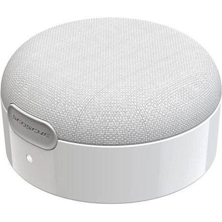 SCOSCHE BOOMCAN PORTABLE WIRELESS SPEAKER WITH BUILT IN MAGSAFE- WHITE