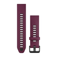 Garmin QuickFit 20 Silicone Band Merlot with Graphite