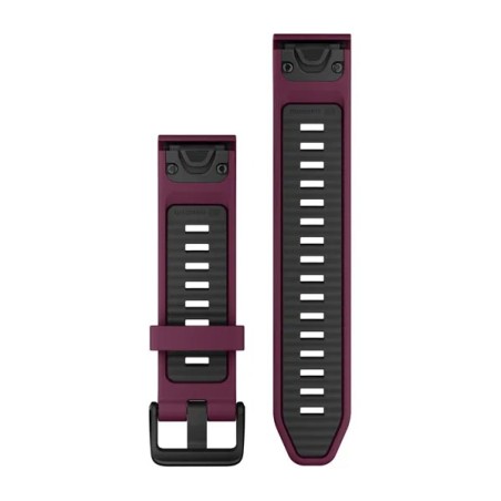 Garmin QuickFit 20 Silicone Band Merlot with Graphite