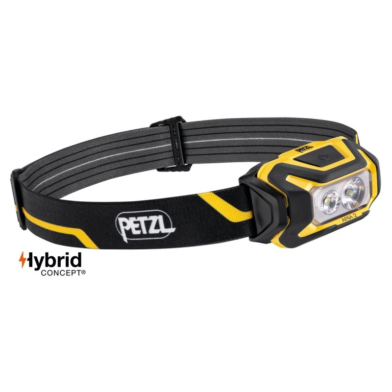 PETZL Headlamp Aria 2 Black/Yellow