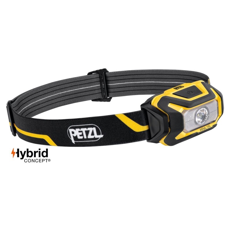 PETZL Headlamp Aria 1R Black/Yellow