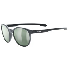 Uvex LGL 54 Black Matt/Mirror Green