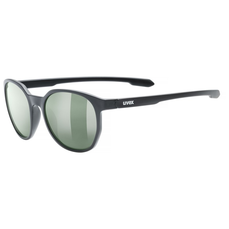 Uvex LGL 54 Black Matt/Mirror Green