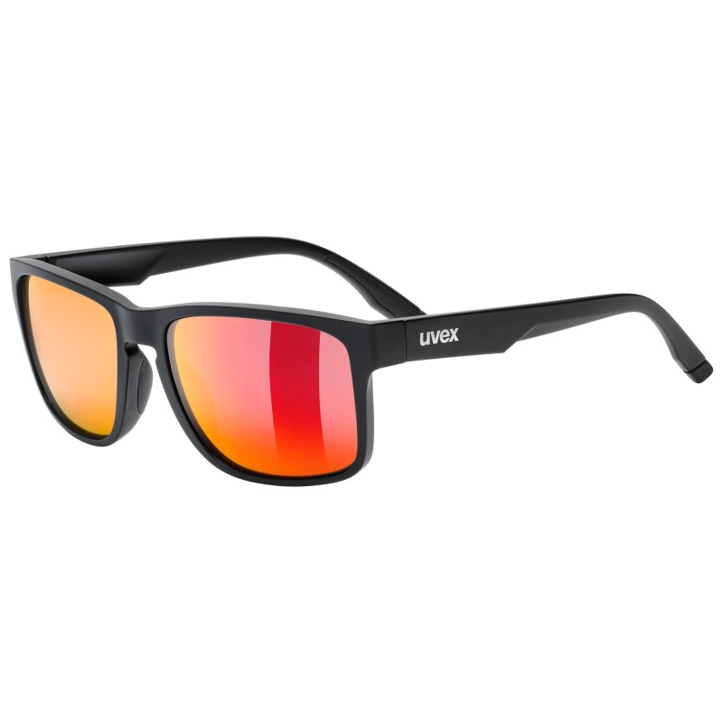 UVEX poise black matt / mirror red