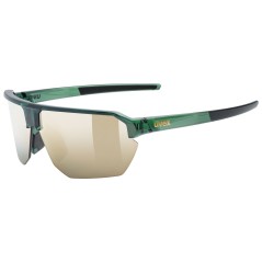 UVEX vectiv olive transparent / mirror gold