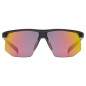 UVEX aerios black matt / mirror red