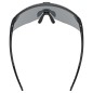 UVEX pace black matt / mirror silver