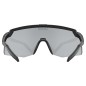 UVEX pace black matt / mirror silver
