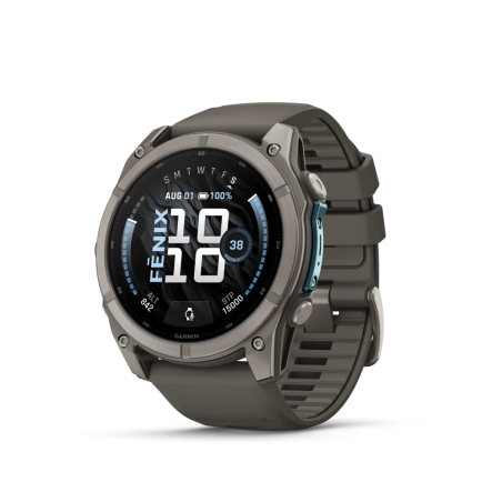 Garmin Fenix 9 51mm Amoled Sapphire Titanium Pebble Gray - 24 άτοκες δόσεις