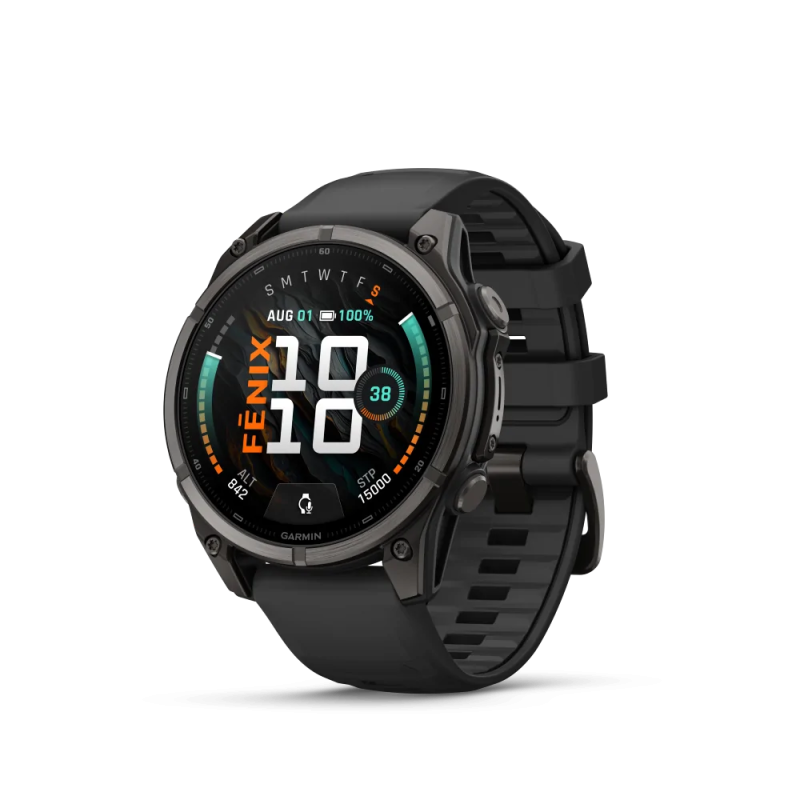 Garmin Fenix 9 51mm Amoled Sapphire Carbon Gray DLC Titanium Black - 24 interest free installments