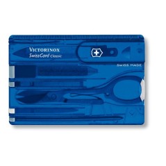 Victorinox SwissCard Classic Blue Trasparent