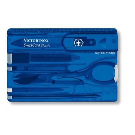 Victorinox SwissCard Classic Blue Trasparent