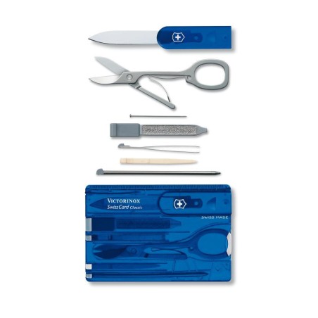 Victorinox SwissCard Classic Blue Trasparent