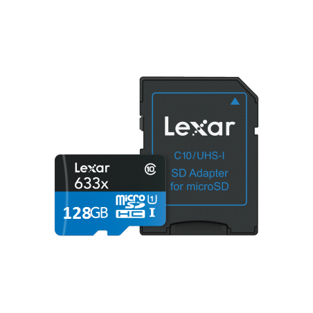 Lexar 128GB High-Performance microSDXC Card (633x)